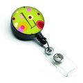 Carolines Treasures Letter L Monogram Lime Green Retractable Badge Reel CJ1010-LBR